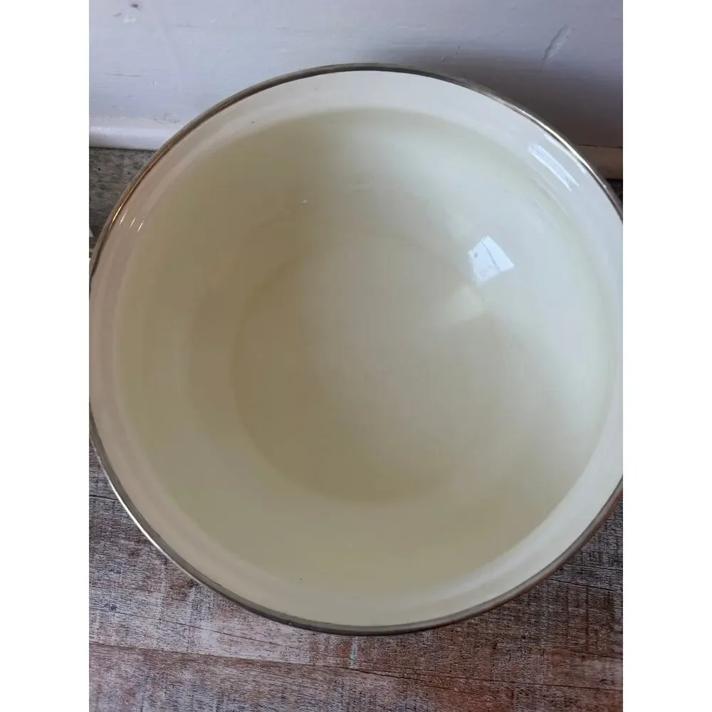Vintage Cornucopia Enamelware 10
